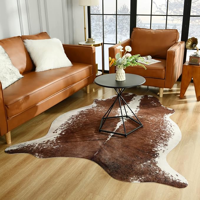 Easycozy Faux Cowhide Large Cow Print Rug - Image 9