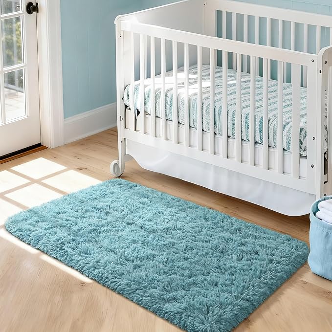 Merelax Modern Soft Fluffy Small Shaggy Rug - Image 2