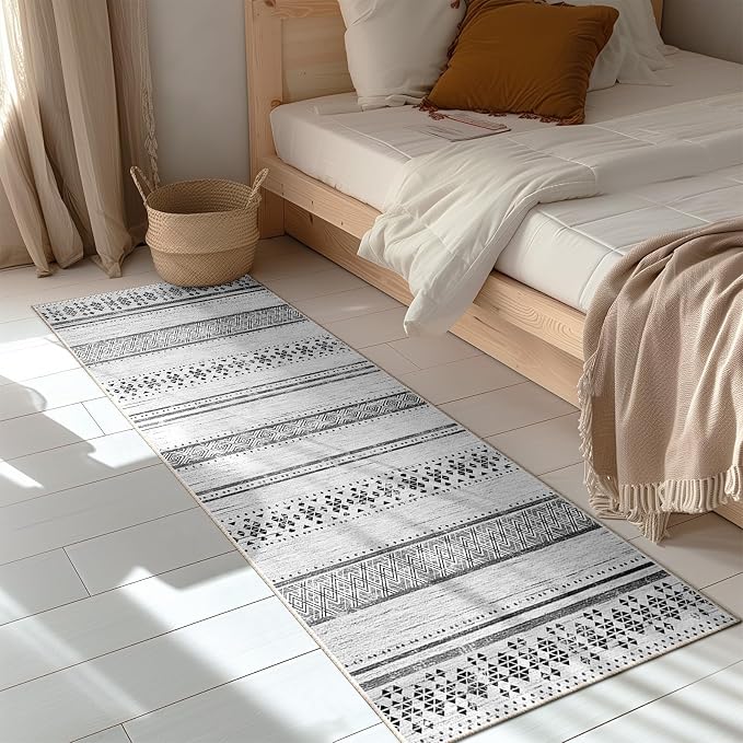 BESTSWEETIE 2x6 Area Rugs for Living Room Washable Moroccan Farmhouse Neutral - Image 8