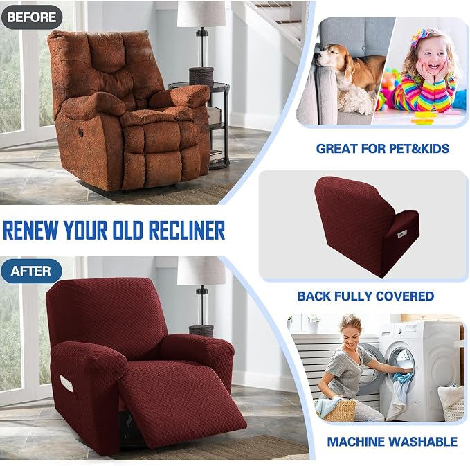 MAXIJIN Recliner Cover Slipcovers - Image 4