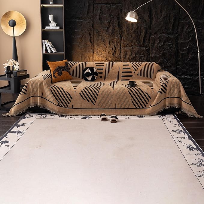 VClife Boho Couch Cover Washable Sectional Sofa Cover, Pet Couch Cover - Image 4