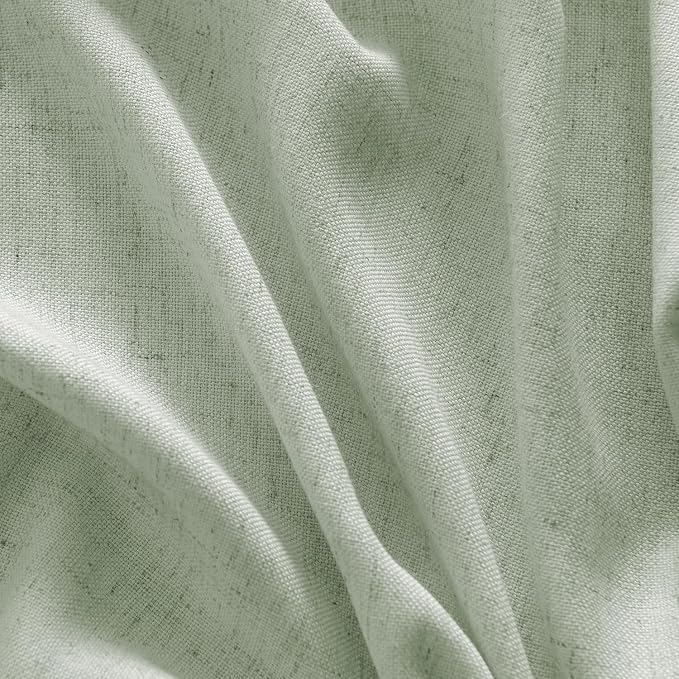 MIULEE Non-See-Through Privacy Linen Curtains 2 Panels, Light Filtering Window - Image 6