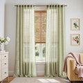 jinchan Winslow Sheer Curtains 96 Inch by JINCHAN