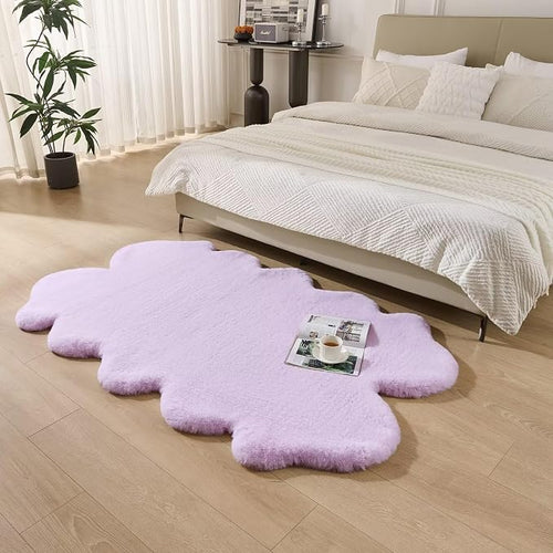 1700GSM Fuzzy Faux Sheepskin Fur Area Rug, Extra Soft Faux Fur Mat, Fluffy by Animebody