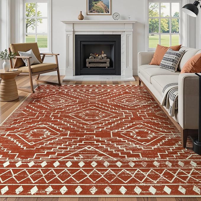 Wonnitar Moroccan 8x10 Area Rugs by Wonnitar