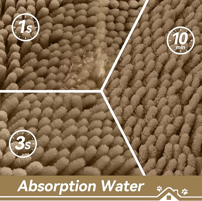 Bcoimo Super Absorbent Cat Door Mat, Pet Rugs - Image 3