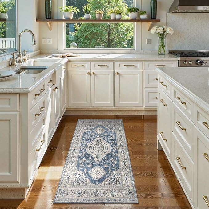 Lahome Oriental Washable Small Area Rug, 2x3 Rugs - Image 3