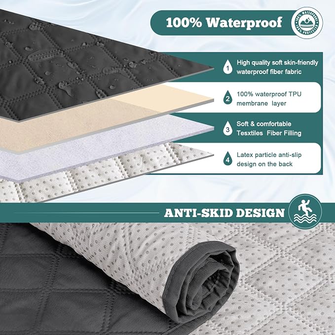 Ruaozz Waterproof Recliner Sofa Covers, 1-Piece Couch Covers - Image 4