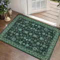 Tangsoo Green Washable Entry Rug, 2x3 Small Area Throw Rugs by Tangsoo