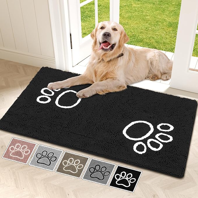 Bcoimo Super Absorbent Dog Door Mat, Pet Rugs by Bcoimo