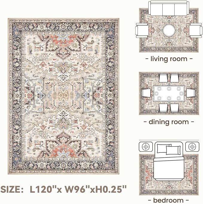 8x10 Area Rugs for Living Room - Image 8