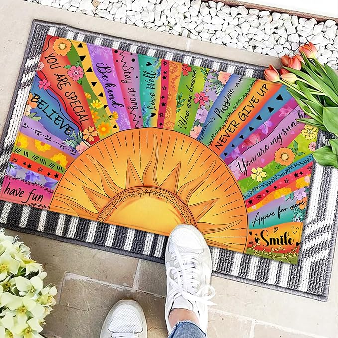 Boho Sun Doormat Bohemian Door Mat - Image 3