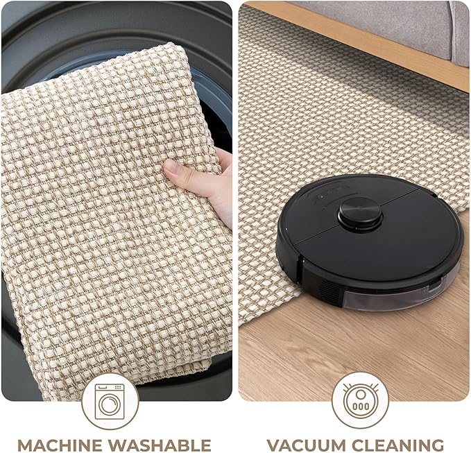 KOZYFLY Runners for Hallways 2x10 ft Washable Kitchen Runner Non Slip Rubber - Image 7