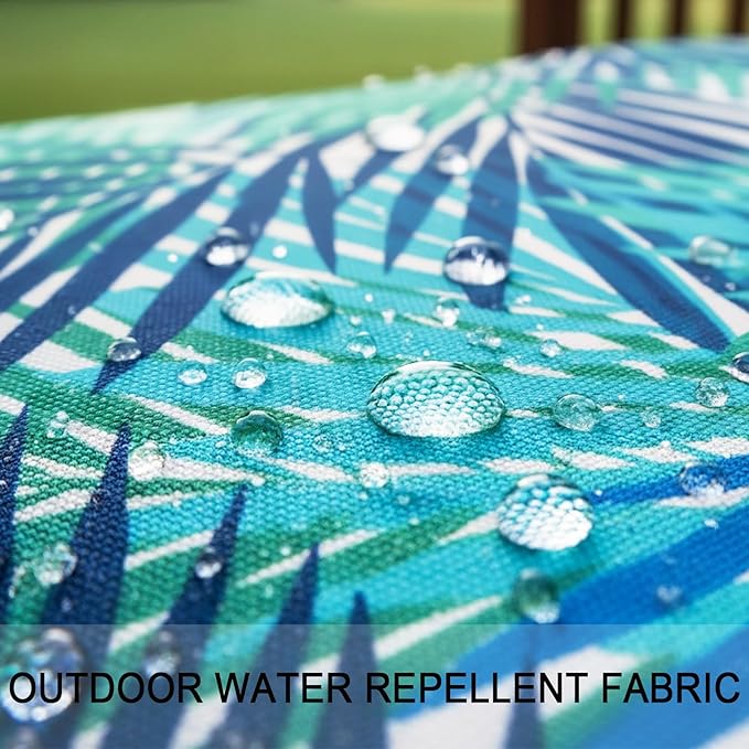 NettyPro Patio Chair Seat Cushion Covers Set 4, Waterproof Outdoor Furniture - Image 2