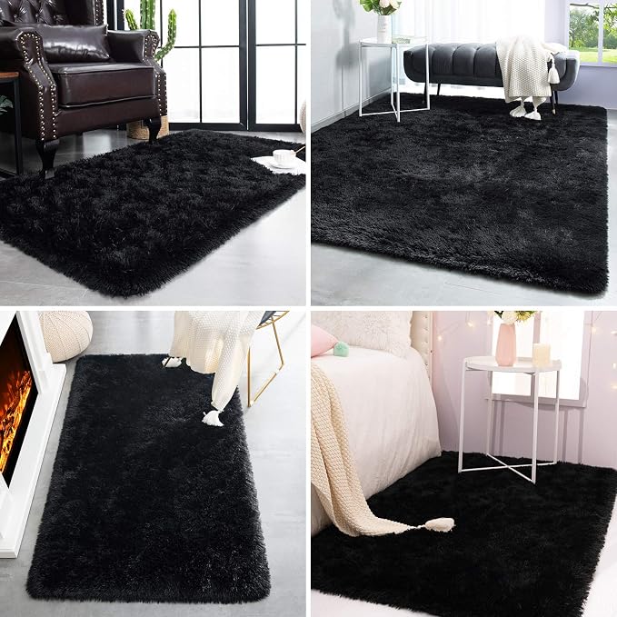 TWINNIS Super Soft Shaggy Rugs Fluffy Carpets, 5x8 Feet, Indoor Modern Plush - Image 5
