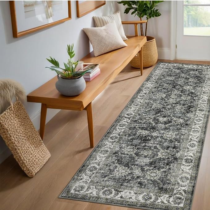 GarveeHome Washable Runner Rug 2x6 Vintage Carpet Runner by GarveeHome