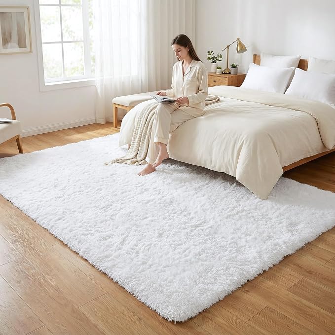 Merelax Soft Modern Indoor Large Shaggy Rug - Image 5