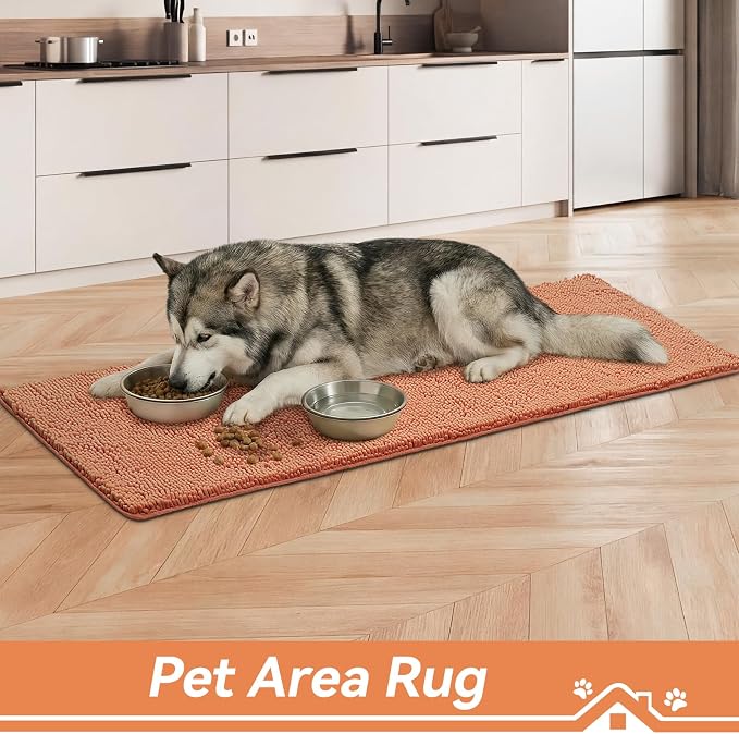 Bcoimo Super Absorbent Dog Door Mat, Pet Rugs - Image 4