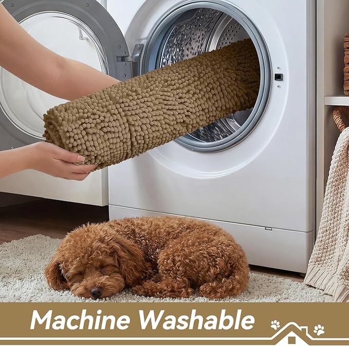 Bcoimo Super Absorbent Dog Door Mat, Pet Rugs - Image 5