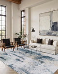6x9 Area Rugs for Living Room, Modern Abstract Washable Rug, Boho Non Slip Low by OHWPEAT
