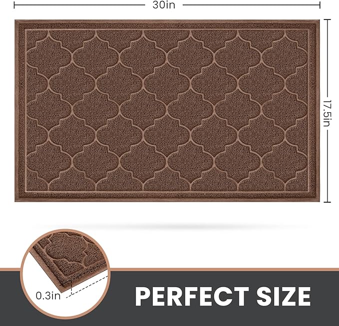 LuxStep Door Mat Large Indoor Outdoor Doormat, Non-Slip Low-Profile Design - Image 3
