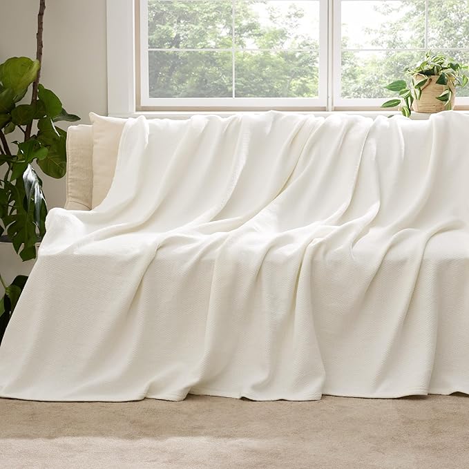 Bedsure GentleSoft 100% Cotton Blanket Twin XL Size - Image 5