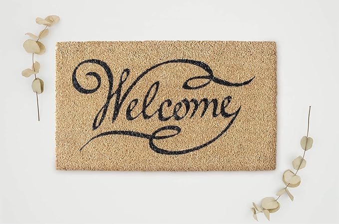LuxUrux Welcome Mats Outdoor Coco Coir Doormat, - Image 7