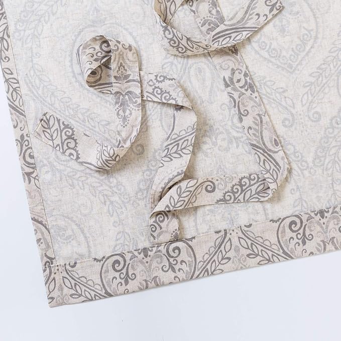 jinchan Faux Linen Tie up Valance - Image 6