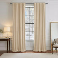 PONY DANCE Blackout Curtains Thermal Insulated Window Treatment Panels Room by PONYDANCE