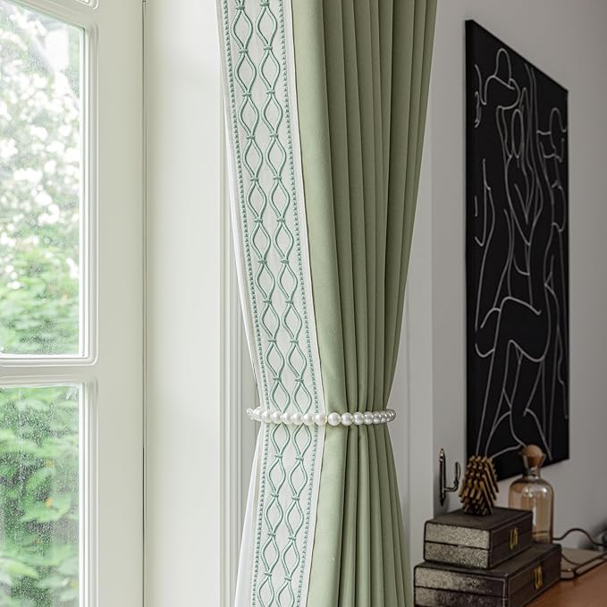 VisionaryHomeDesign Green Pinch Pleat Curtains - Image 5