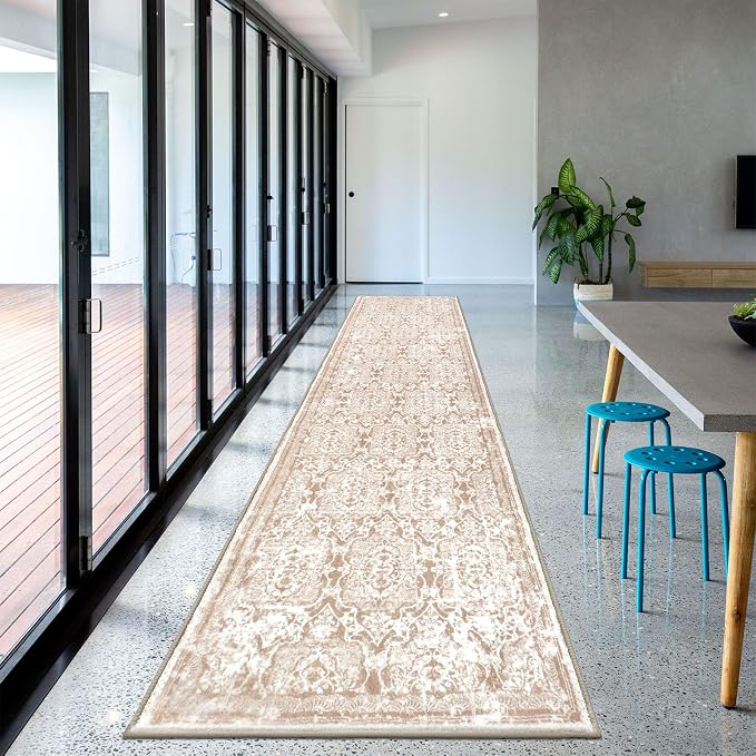 Vaukki Hallway Runner Rug, Vintage Shaggy Soft Laundry Rug Runner, Non Slip - Image 7