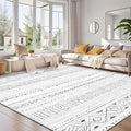 cotiled 9x12 Area Rug Living Room: Washable Boho Rugs by COTILED