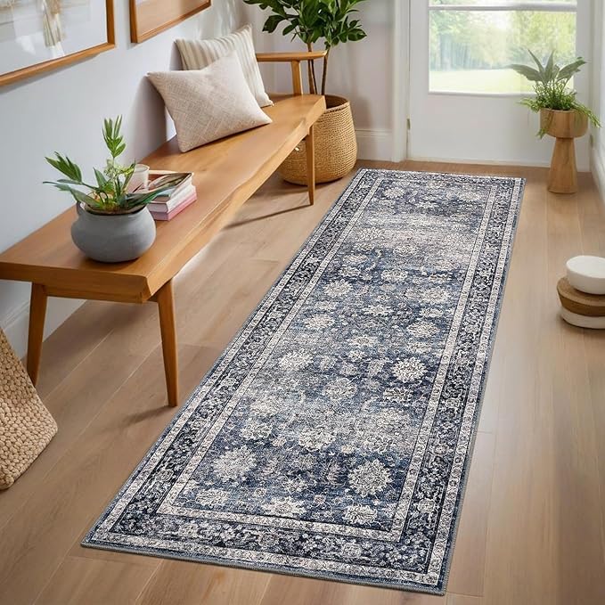 GarveeHome Runner Rugs 2.5x8 Vintage Printed Hallway by GarveeHome