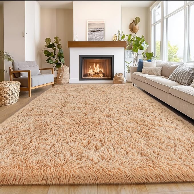 Area Rug for Living Room 6x9, Ultra Soft Shaggy Area Rugs for Bedroom, Upgrade - Image 5