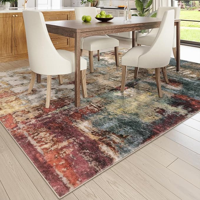 Lahome Modern Abstract 9x12 Area Rugs - Image 6