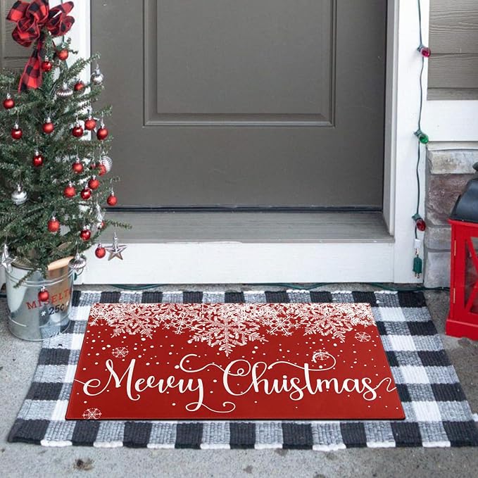 Merry Christmas Door Mat Outdoor - Image 2