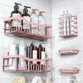 EUDELE 5-Pack Rustproof Stainless Steel Shower Caddy – No Drill Adhesive by EUDELE