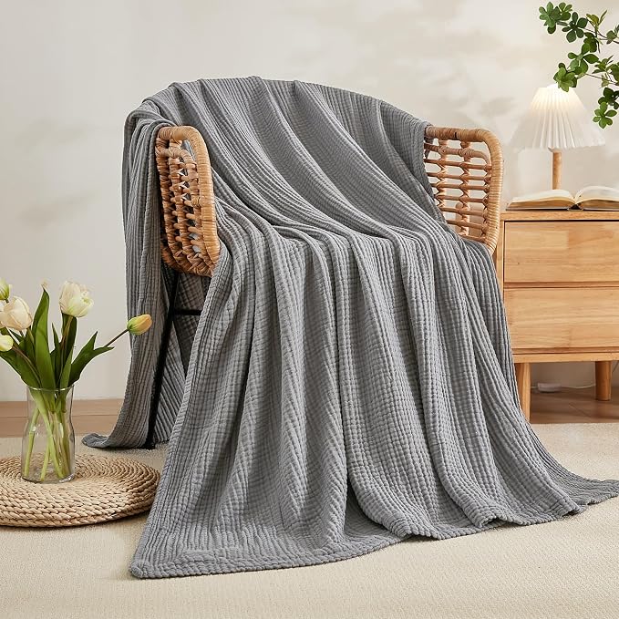 EMME Cotton Muslin Blanket King Size - Image 6