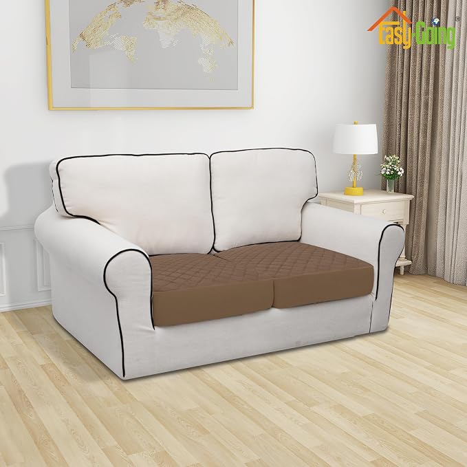 Easy-Going Waterproof Loveseat Cushion Covers, Non-Slip Leakproof Sofa Seat - Image 2