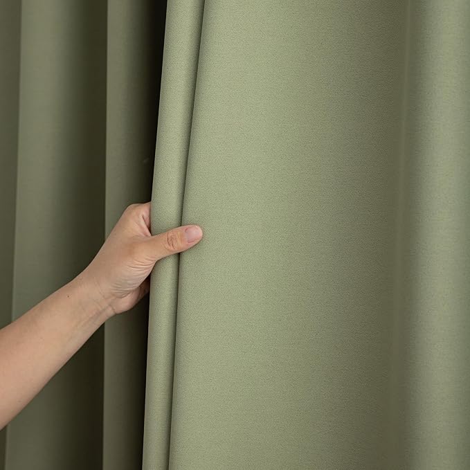 VisionaryHomeDesign Green Pinch Pleat Curtains, High End Curtains - Image 8