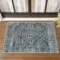 Wonnitar Moroccan Bathroom Rug, Washable 2x3 Small Bath Mat, Boho Tribal Soft by Wonnitar