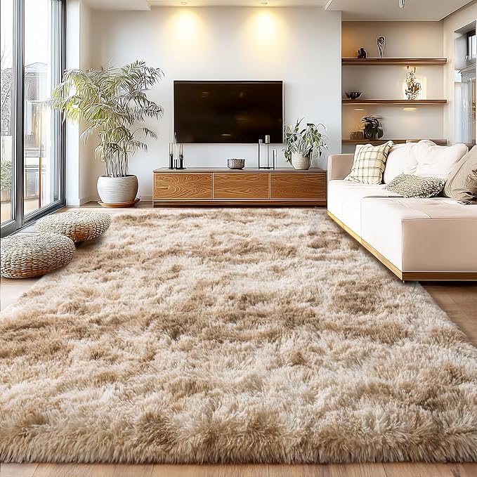 Large Plush Shaggy Rug High Pile Fluffy Rug - Image 8