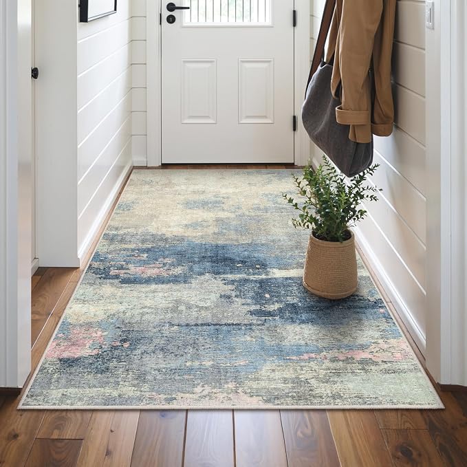 GENIMO 5X7 Washable Modern Area Rugs - Image 2