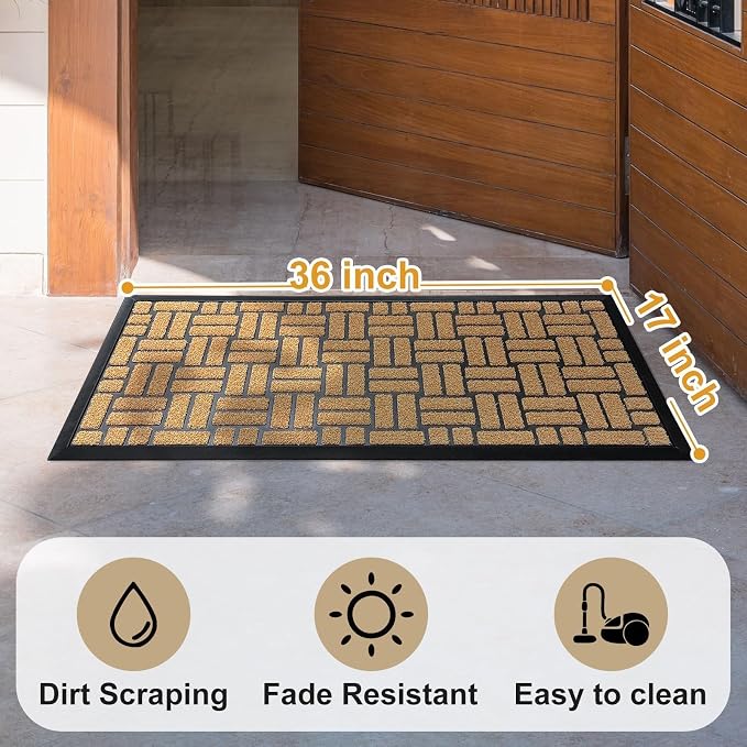 MATALL Front Door Mat Outside Entrance - Image 3