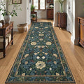 LIVEBOX Washable Runner Rug for Hallway 2'8" x 8', Floral Retro Kitchen Runner by LIVEBOX