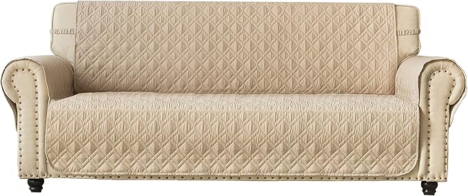 Ameritex Couch Sofa Slipcover 100% Waterproof Nonslip Quilted Furniture by Ameritex