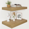 Vivelove 12 Inch Deep Floating Shelves 16 inch Long, 2 Inch Thick Wall Shelves by VIVELOVE