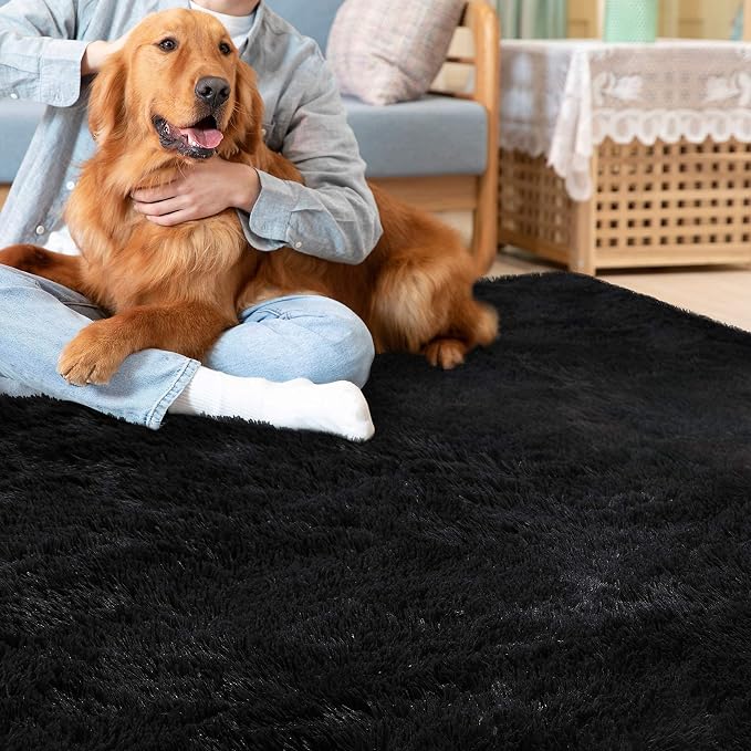 CAROMIO Shag Rug 6' x 9' Modern Indoor Plush Shaggy Area Rugs, Soft and Comfy - Image 7