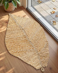 DEXI Jute Door Mat Inside Entryway Braided Woven, 20x32 Front Entrance Doormat by DEXI