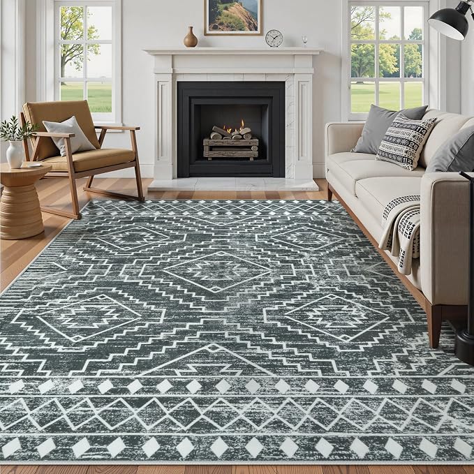 Wonnitar Moroccan 8x10 Area Rugs - Image 2